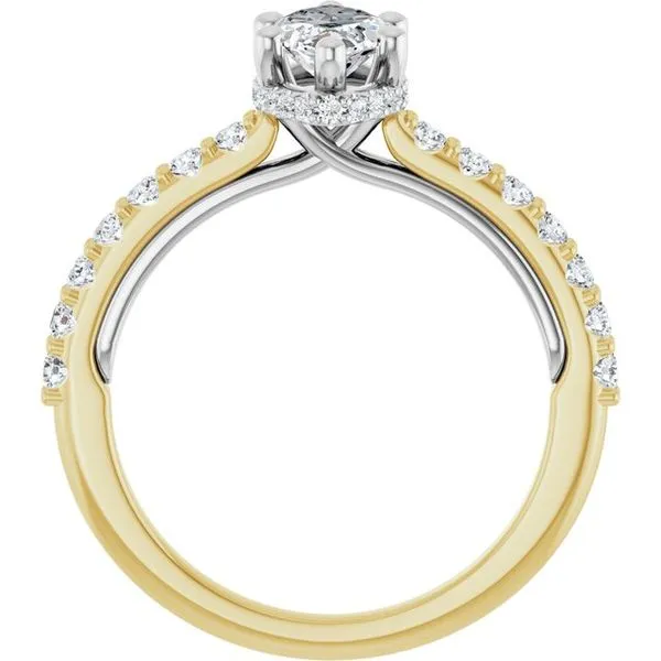 Hidden Halo-Style Engagement Ring Image 2 Arezzo Jewelers Elmwood Park, IL