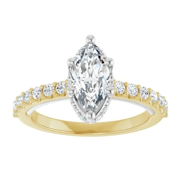 Hidden Halo-Style Engagement Ring Image 3 Arezzo Jewelers Elmwood Park, IL