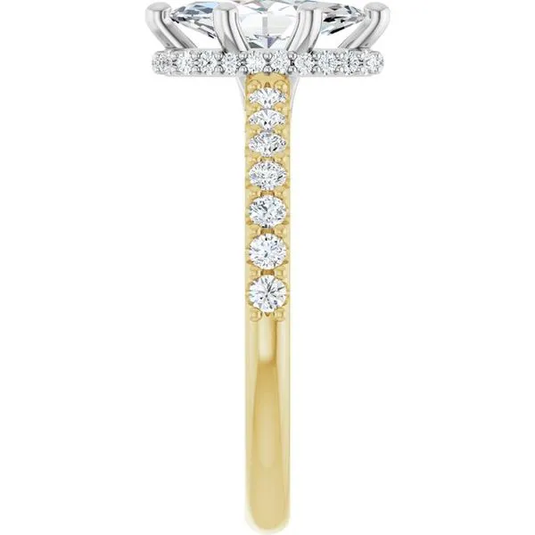 Hidden Halo-Style Engagement Ring Image 4 Clater Jewelers Louisville, KY