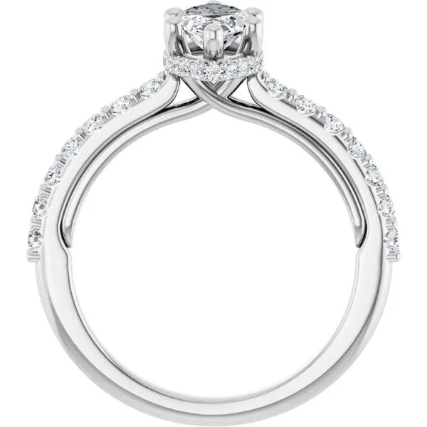 Hidden Halo-Style Engagement Ring Image 2 Rox Atlanta Jewelers Decatur, GA