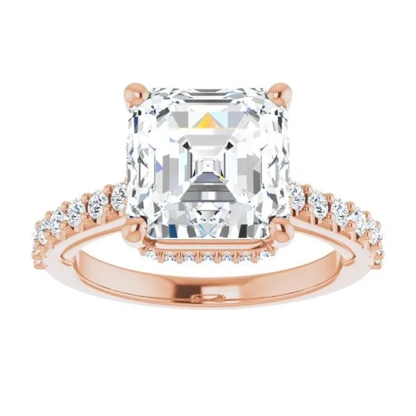 Hidden Halo-Style Engagement Ring Image 3 Shipley's Fine Jewelry Hampstead, MD