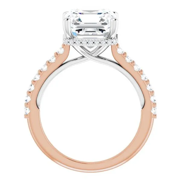 Hidden Halo-Style Engagement Ring Image 2 House of Silva Wooster, OH