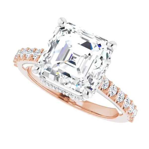 Hidden Halo-Style Engagement Ring Image 5 House of Silva Wooster, OH