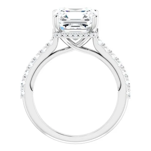 Hidden Halo-Style Engagement Ring Image 2 Arezzo Jewelers Elmwood Park, IL
