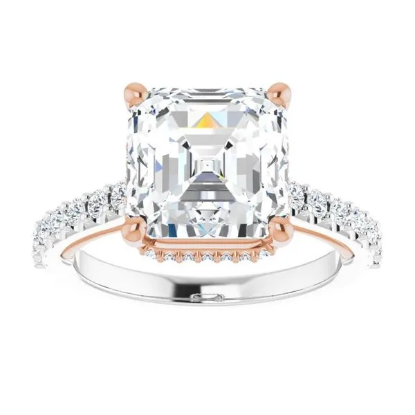 Hidden Halo-Style Engagement Ring Image 3 Rox Atlanta Jewelers Decatur, GA