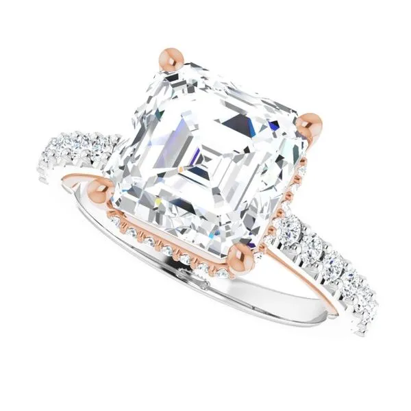 Hidden Halo-Style Engagement Ring Image 5 Eskews Fine Jewelers Lee's Summit, MO