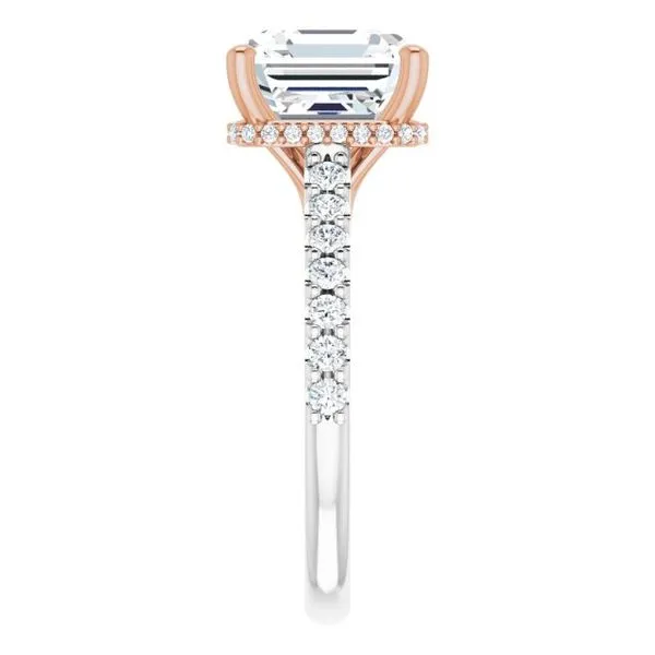 Hidden Halo-Style Engagement Ring Image 4 Rox Atlanta Jewelers Decatur, GA