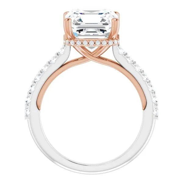 Hidden Halo-Style Engagement Ring Image 2 Austin's Fine Diamonds & Jewelry Lyndhurst, NJ