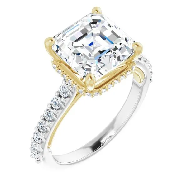 Hidden Halo-Style Engagement Ring Clater Jewelers Louisville, KY