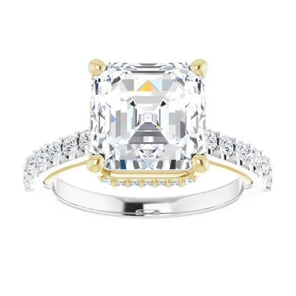 Hidden Halo-Style Engagement Ring Image 3 Paul James Jewelers Angels Camp, CA