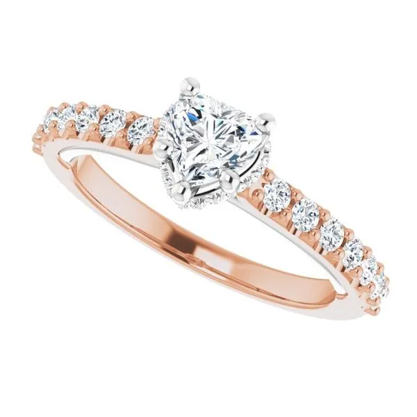 Hidden Halo-Style Engagement Ring Image 5 Paul James Jewelers Angels Camp, CA