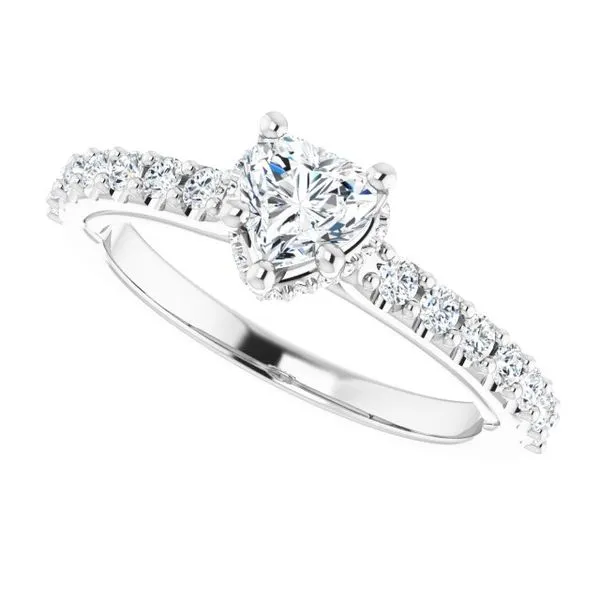 Hidden Halo-Style Engagement Ring Image 5 Arezzo Jewelers Elmwood Park, IL