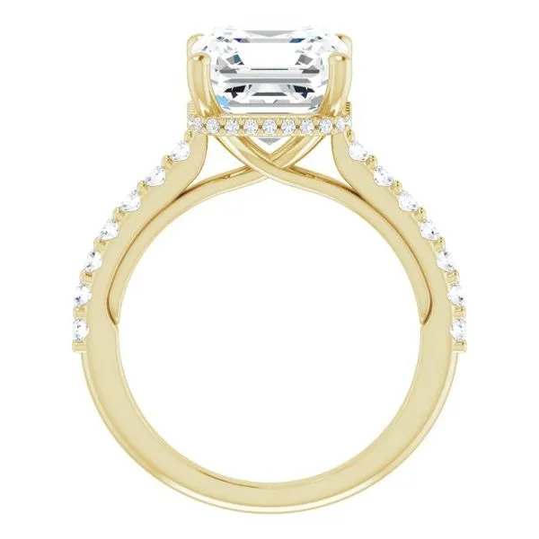 Hidden Halo-Style Engagement Ring Image 2 Arezzo Jewelers Elmwood Park, IL