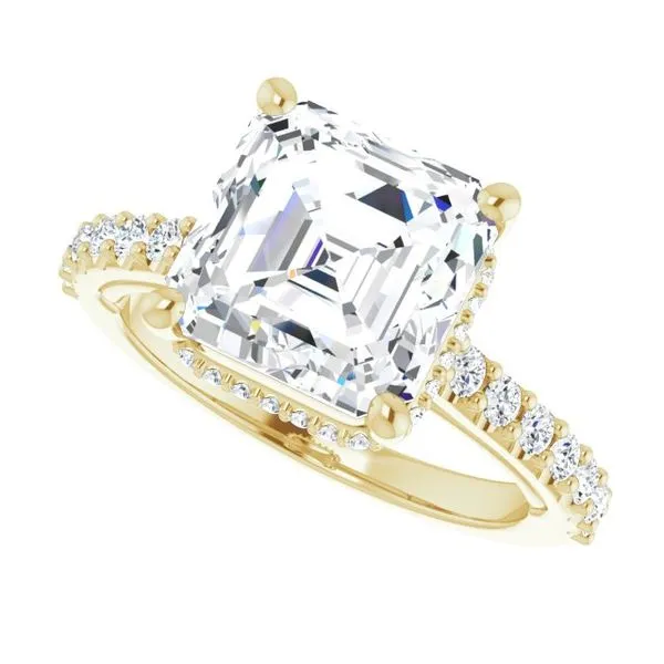 Hidden Halo-Style Engagement Ring Image 5 Austin's Fine Diamonds & Jewelry Lyndhurst, NJ