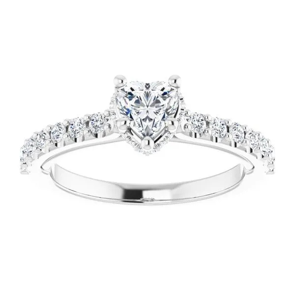 Hidden Halo-Style Engagement Ring Image 3 Arezzo Jewelers Elmwood Park, IL