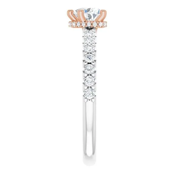 Hidden Halo-Style Engagement Ring Image 4 Arezzo Jewelers Elmwood Park, IL