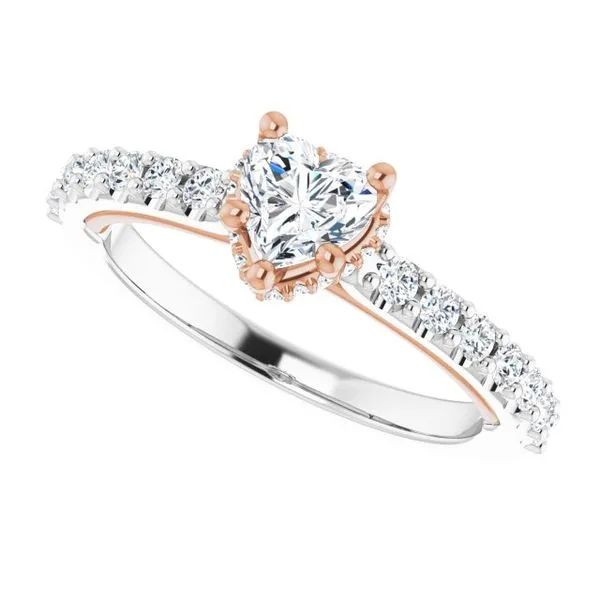 Hidden Halo-Style Engagement Ring Image 5 Clater Jewelers Louisville, KY