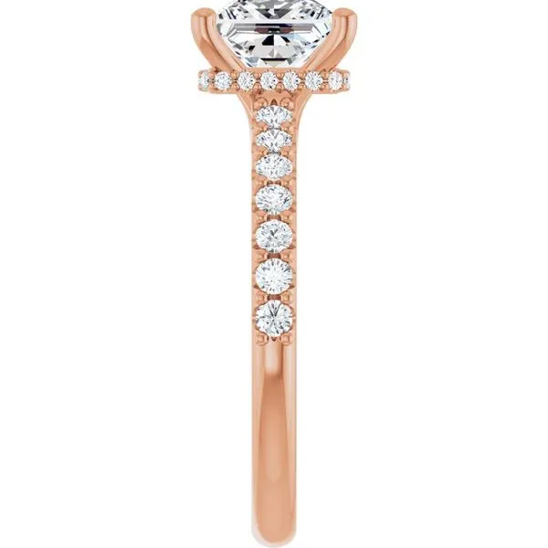 Hidden Halo-Style Engagement Ring Image 4 Austin's Fine Diamonds & Jewelry Lyndhurst, NJ