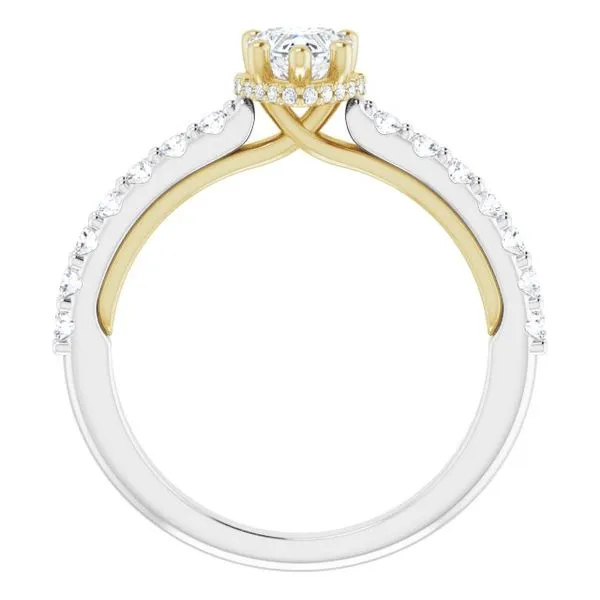 Hidden Halo-Style Engagement Ring Image 2 Rox Atlanta Jewelers Decatur, GA