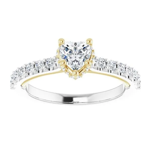 Hidden Halo-Style Engagement Ring Image 3 Rox Atlanta Jewelers Decatur, GA