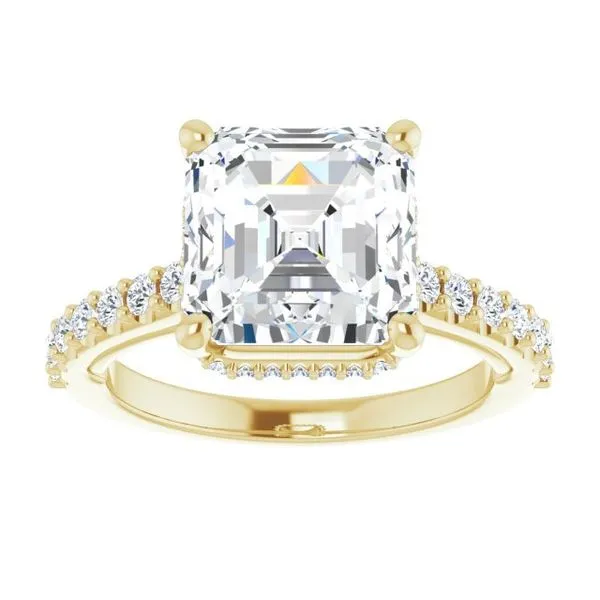 Hidden Halo-Style Engagement Ring Image 3 Rox Atlanta Jewelers Decatur, GA