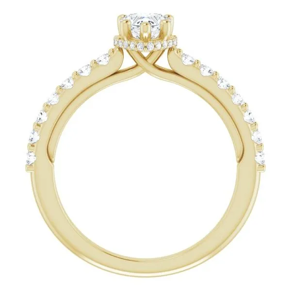 Hidden Halo-Style Engagement Ring Image 2 Rox Atlanta Jewelers Decatur, GA