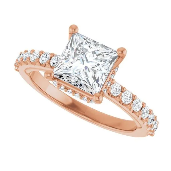 Hidden Halo-Style Engagement Ring Image 5 Arezzo Jewelers Elmwood Park, IL