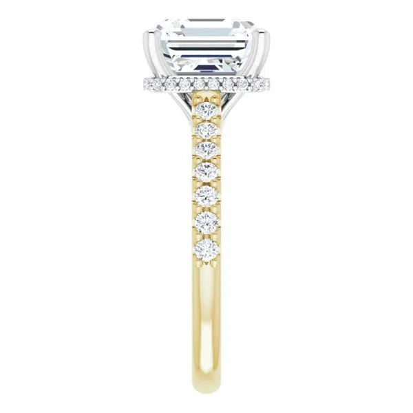 Hidden Halo-Style Engagement Ring Image 4 Clater Jewelers Louisville, KY