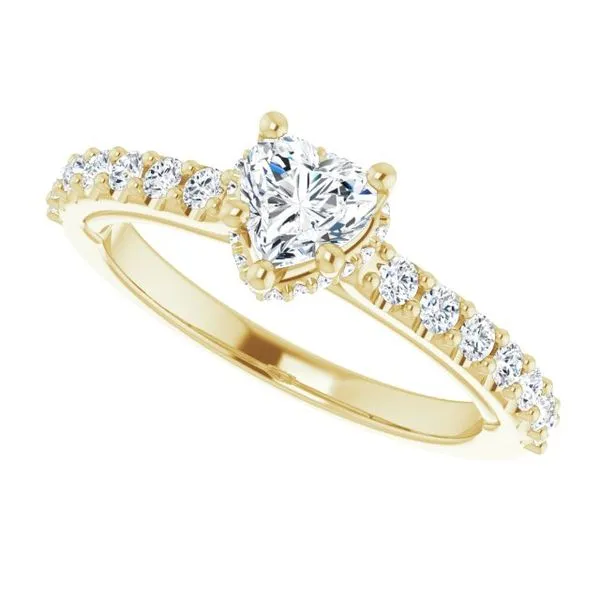Hidden Halo-Style Engagement Ring Image 5 Austin's Fine Diamonds & Jewelry Lyndhurst, NJ