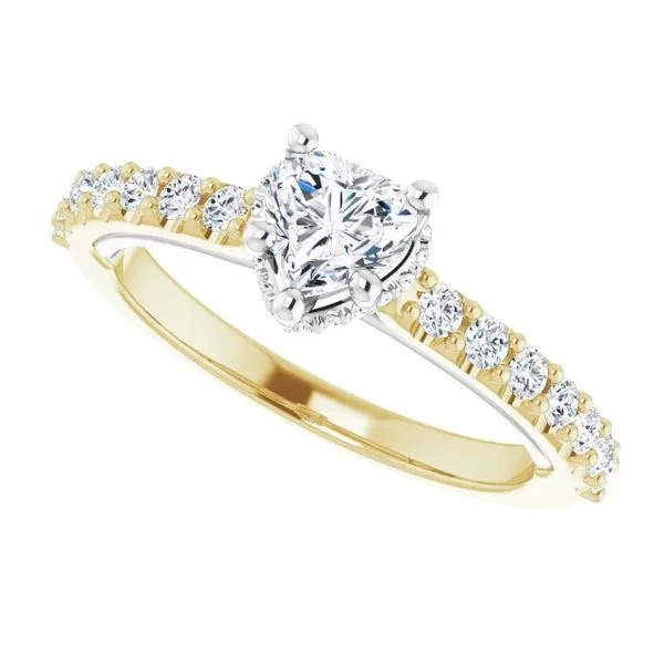 Hidden Halo-Style Engagement Ring Image 5 Arezzo Jewelers Elmwood Park, IL