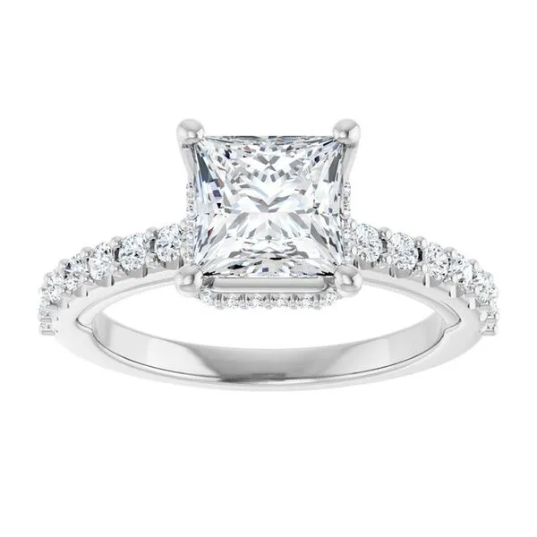 Hidden Halo-Style Engagement Ring Image 3 Arezzo Jewelers Elmwood Park, IL