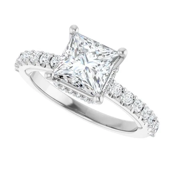 Hidden Halo-Style Engagement Ring Image 5 Arezzo Jewelers Elmwood Park, IL