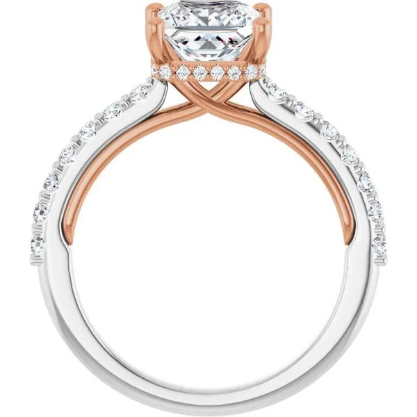 Hidden Halo-Style Engagement Ring Image 2 Clater Jewelers Louisville, KY