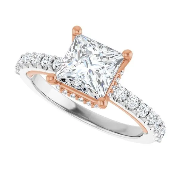 Hidden Halo-Style Engagement Ring Image 5 Clater Jewelers Louisville, KY