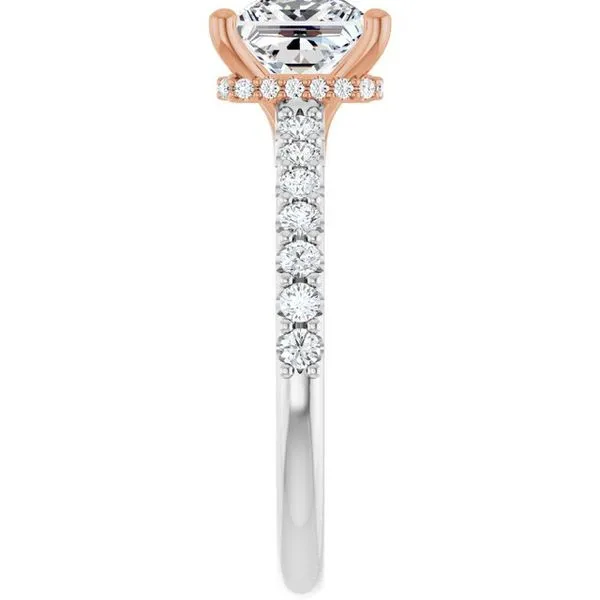 Hidden Halo-Style Engagement Ring Image 4 Clater Jewelers Louisville, KY