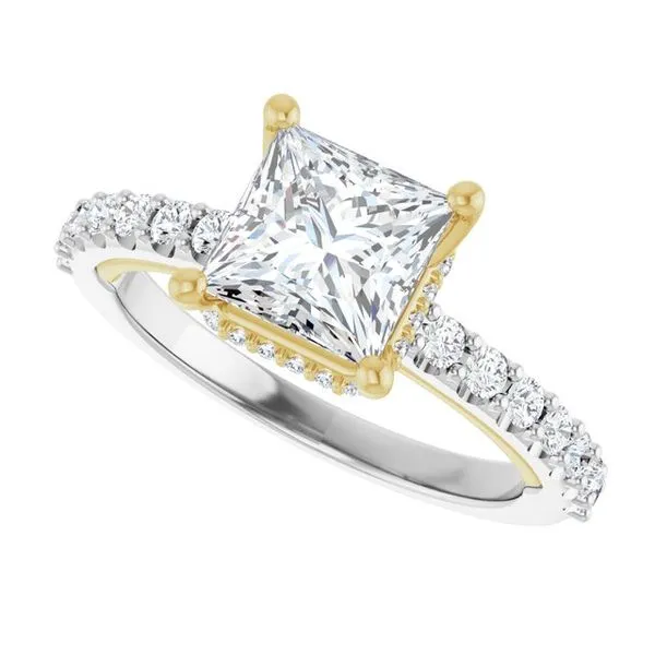 Hidden Halo-Style Engagement Ring Image 5 Arezzo Jewelers Elmwood Park, IL