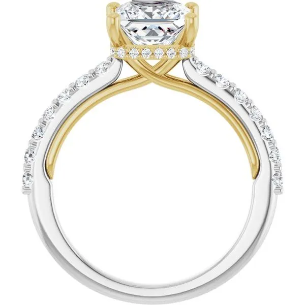 Hidden Halo-Style Engagement Ring Image 2 Arezzo Jewelers Elmwood Park, IL