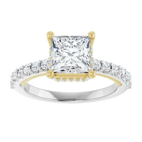 Hidden Halo-Style Engagement Ring Image 3 Rox Atlanta Jewelers Decatur, GA