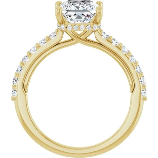 Hidden Halo-Style Engagement Ring Image 2 Banks Jewelers Burnsville, NC