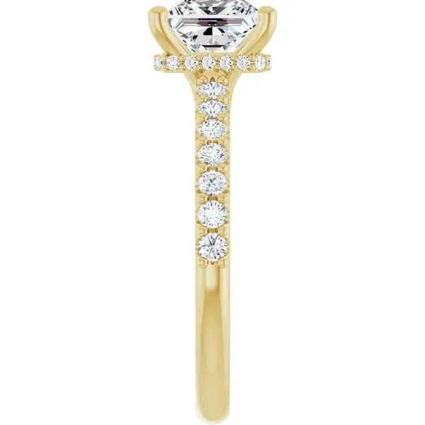 Hidden Halo-Style Engagement Ring Image 4 Banks Jewelers Burnsville, NC