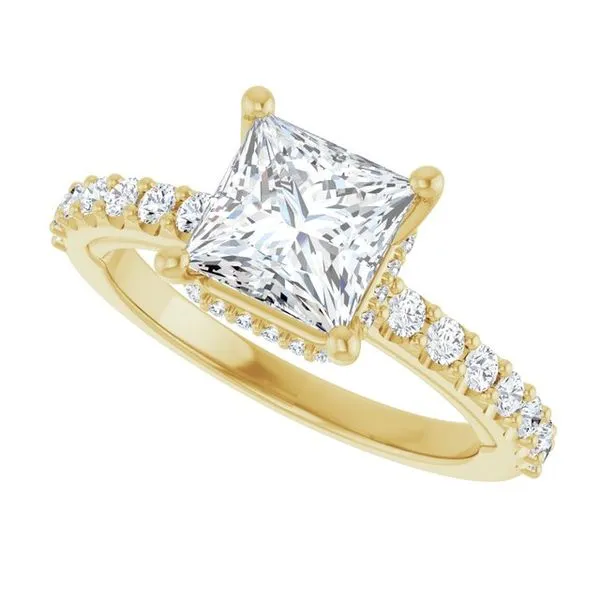 Hidden Halo-Style Engagement Ring Image 5 Arezzo Jewelers Elmwood Park, IL