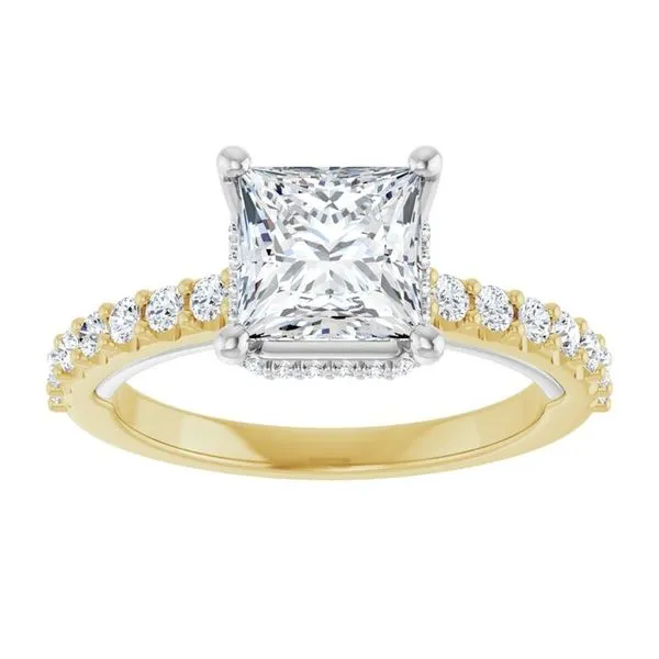 Hidden Halo-Style Engagement Ring Image 3 Arezzo Jewelers Elmwood Park, IL