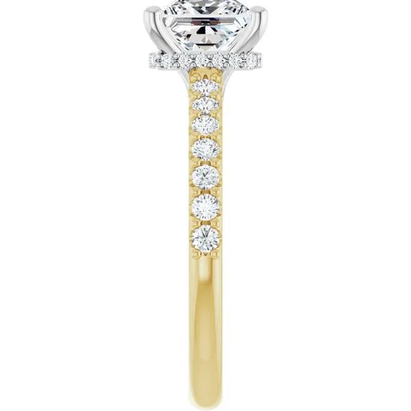 Hidden Halo-Style Engagement Ring Image 4 Shipley's Fine Jewelry Hampstead, MD