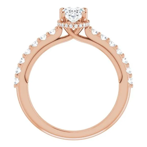 Hidden Halo-Style Engagement Ring Image 2 House of Silva Wooster, OH