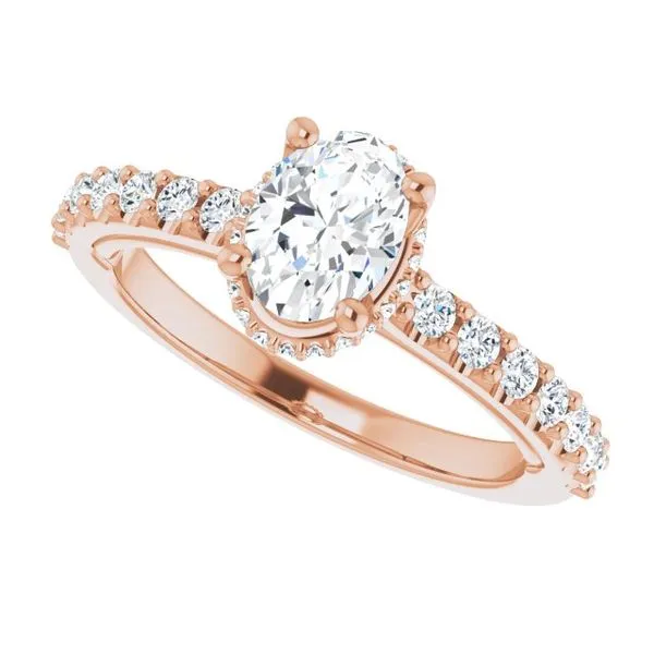 Hidden Halo-Style Engagement Ring Image 5 Golden Sails Jewelers, Inc. Saint Petersburg, FL