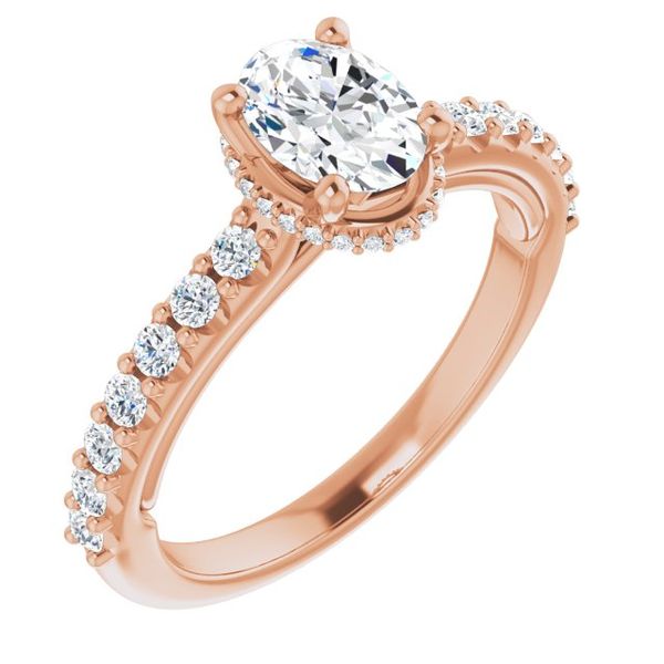 Hidden Halo-Style Engagement Ring