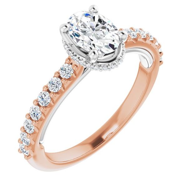Hidden Halo-Style Engagement Ring