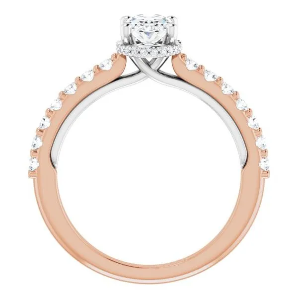 Hidden Halo-Style Engagement Ring Image 2 Arezzo Jewelers Elmwood Park, IL