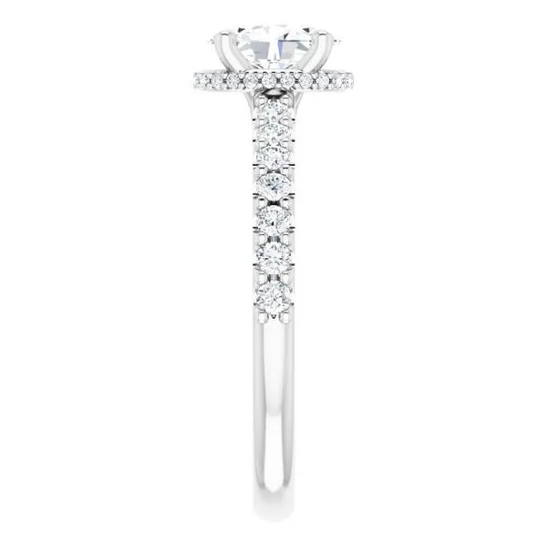 Hidden Halo-Style Engagement Ring Image 4 Paul James Jewelers Angels Camp, CA