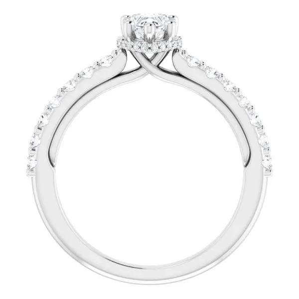 Hidden Halo-Style Engagement Ring Image 2 Rox Atlanta Jewelers Decatur, GA